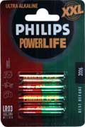 оптом батарейки (элементы питания) PHILIPS Power Life LR03